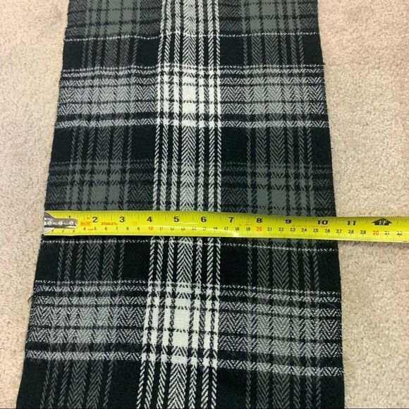 IMPRESS Gray Black Plaid Check Scarf 💥 - Picture 5 of 6